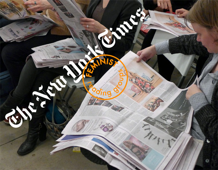 New York Times Feminist Reading Group 2014 logo